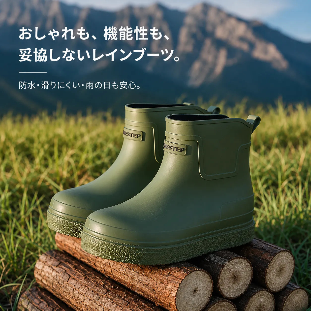 AmeStep™ 梅雨対策ブーツ