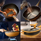 料理も片付けも、もっとシンプルに。TitanWok™ 多機能チタン鍋