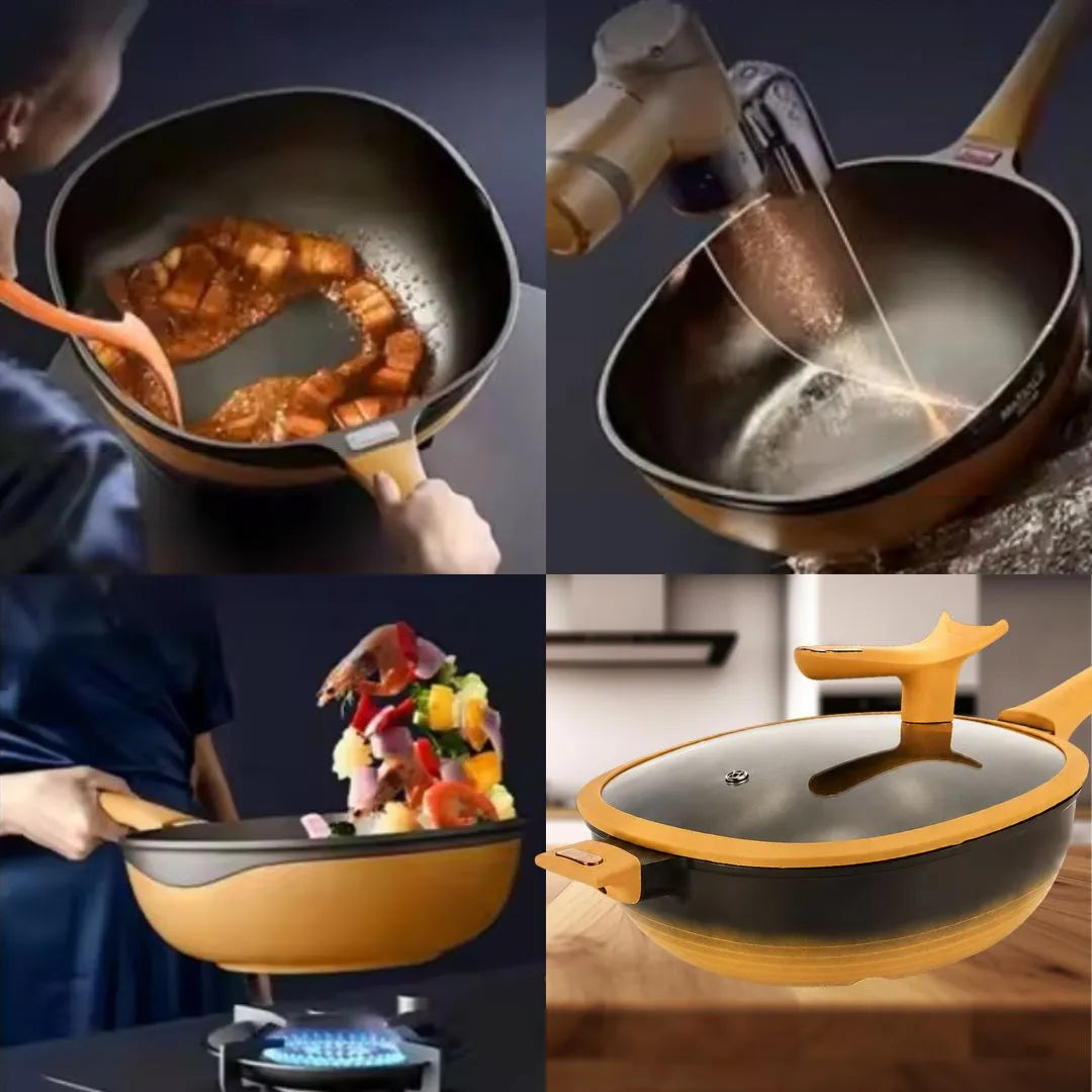 料理も片付けも、もっとシンプルに。TitanWok™ 多機能チタン鍋