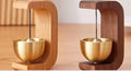 瞑想の鐘 – 木製スタンド＆真鍮ボウル